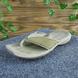 Columbia Women's‎  Flip Flop Brown Leather Sz 5 Medium  Used 2025